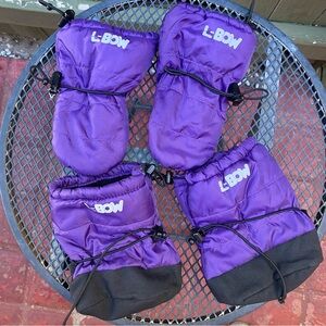 L-Bow Mittens and Booties Bundle